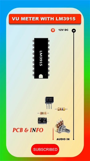 vu meter | #short #4kstatus #pcb&info #diy