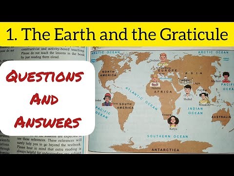 6th Std - Geography - Chapter 1 The earth and the graticule questions answers exercise - Class 6