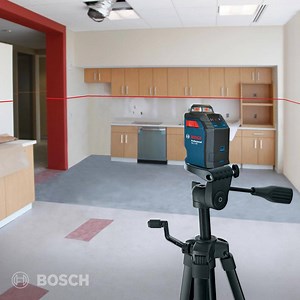 The GLL 2 Professional compact cross line laser is a small and lightweight measuring tool with a working range up to 10 m. Where would you use it? https://bit.ly/3aTFqKX | Bosch Professional Power Tools And Accessories