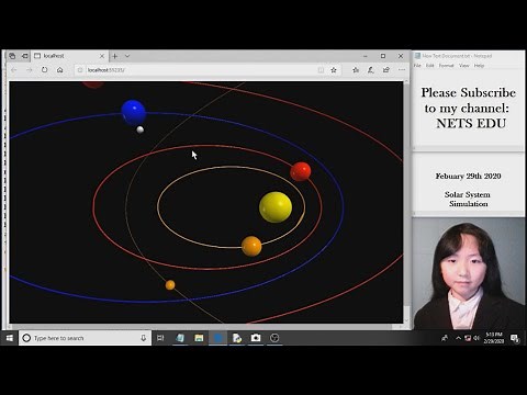 Math, Python Series 37 - Solar System and Planets Orbits (太阳系运行)