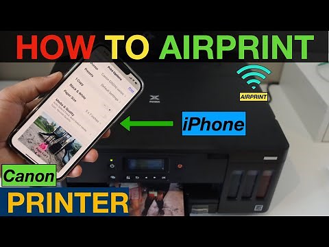 How To AirPrint From iPhone To Canon printer ?