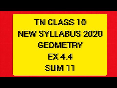 TN Samacheer 10 Maths New Syllabus Geometry Ex 4.4 Sum 11