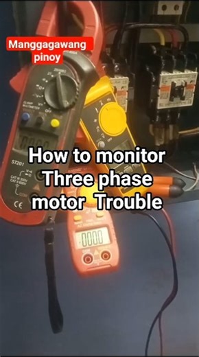 How to detect which line has problem on three phase motor