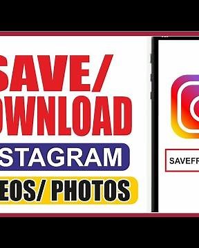 Save and download your Instagram videos or photos on Save from.net