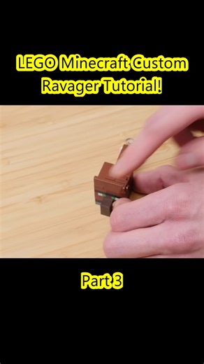 LEGO Minecraft Custom Ravager Tutorial! (3)