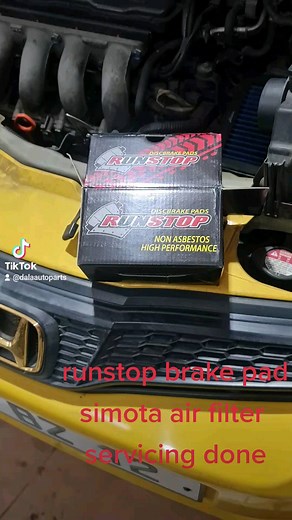 DALAautoparts autoparts Serving done Runstop brake pad Simota air filter | DALA autoparts | Facebook