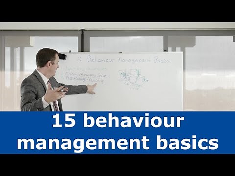 15 behaviour management basics