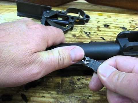 M1 Garand Lesson, Rear Hand Guard Removal