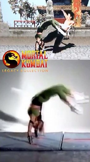 How Sonya’s moves were filmed in 1991 😳🎥 Mortal Kombat Legacy Kollection