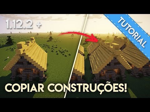COPIAR CONSTRUÇÕES NO MINECRAFT! - [ TUTORIAL Minecraft ]