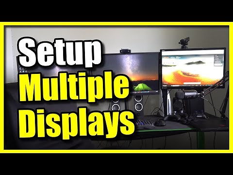 How To Setup Dual Monitors Windows 11 (Easy Tutorial) | How To Set Up Two Monitors To One PC