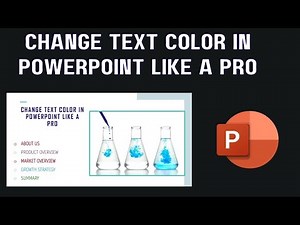 Change Text Color in PowerPoint Like a Pro | How to Change Text Color in PowerPoint