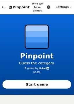 LinkedIn Pinpoint Answer Today #608 #pinpoint