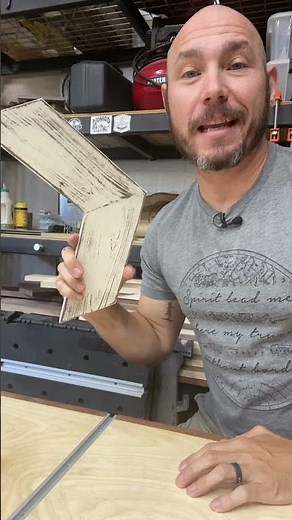 DIY Distressed Wood Look in 5 Easy Steps #shorts