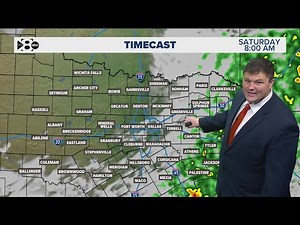 LIVE RADAR: Tracking scattered rain and storms moving through North Texas