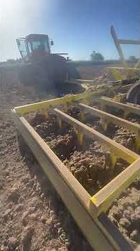 Homemade drag for field leveling and breaking up dirt clods! #farming #equipment #cases #cummins