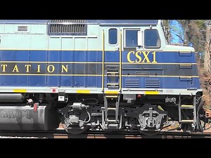 CSX OCS F40PH-2 Engines & Techinical Research Car CSXT 994051