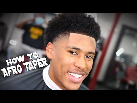 BARBER TUTORIAL: AFRO TAPER | EASY FOR BEGINNERS!