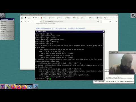 Retrieve netstat arp ifconfig and other command on linux (void linux here)