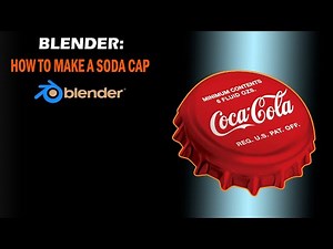 Blender Tutorial How to Make A Bottle Cap