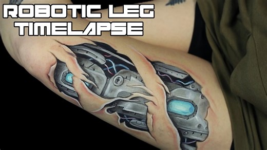 Robot Cyborg Makeup Tutorial