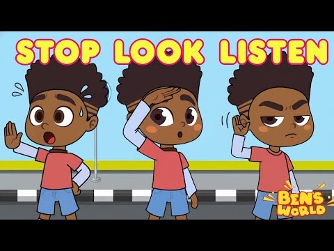 Ben’s World Road Safety Song 🚦 | Stop, Look, Listen & Go! | Kids Safety Song
