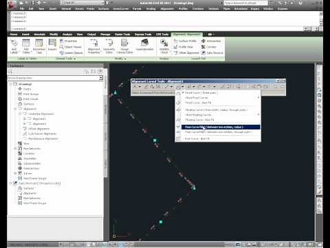 Civil 3D Alignment Creation