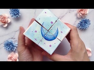 DIY Infinity Photo Cube with Template Tutorial