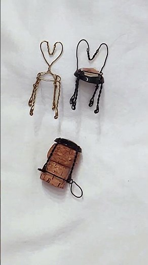 Charming Wine Cork Cage Mini Chair in 2 Minutes