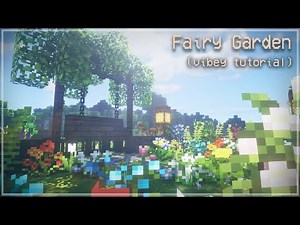 Minecraft: Easy Fairy Garden w/ Mizuno's Texture | Cottagecore Aesthetic Fairytale | Kelpie The Fox
