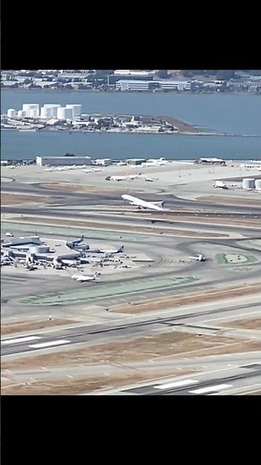 United 777 Takeoff from SFO-Aerial View #aviation #SFO #UAL #777 #aviation #flying #cockpitview #SF