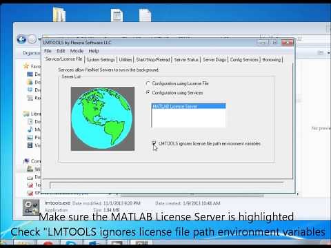 MATLAB - How to start license server?
