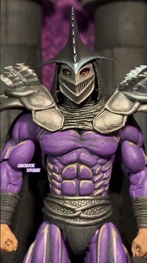 SUPER SHREDDER Secret Of The Ooze QUICK LOOK NECA Superhero Figure Review