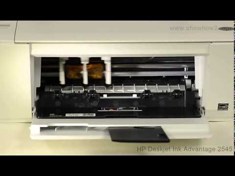 HP Deskjet Ink Advantage 2545 - Installing Ink Cartridges