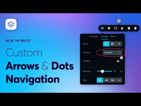 New: Custom Arrows & Dots Navigation in Carousel Element for WordPress and Cloud