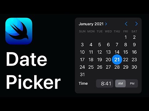 SwiftUI - DatePicker Tutorial