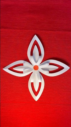 Magical Paper Snowflakes ✂️ | Easy Papercut & Paper Flower DIY 🌸