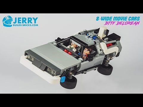 Custom LEGO BTTF DeLorean instructions (MOC #127)