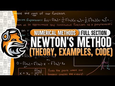 Newton’s Method (Theory, Examples & Codes) | Numerical Methods