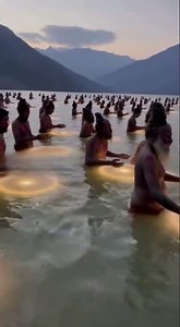 😦 omg aghori using their super powers in the water.#aghori #harharmahadev #omnamahshivaya