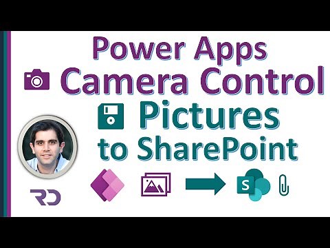 Power Apps Save Pictures to SharePoint - Camera Control Tutorial