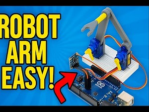 Build a 2-Axis Robot Arm with Gyroscope + Arduino | Easy AI-Powered Project (MJR Ai)