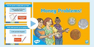 Money Problems Differentiated Lesson Teaching PowerPoint