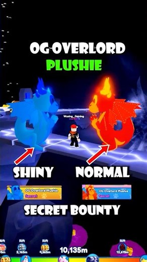 Hatching OG Overlord Plushie🤖 Secret Bounty in BGSI #roblox #bgsi #shorts #usa