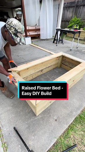 DIY Raised Flower Bed Building Tutorial