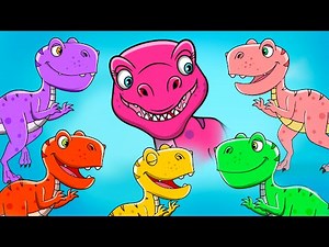 Baby T-Rex | Dinosaur Songs | FunForKidsTV Songs for Children