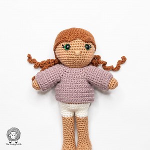 Crochet Doll Sweater Pattern and Video Tutorial