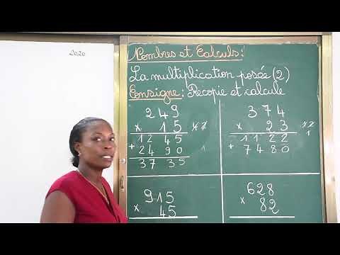 MATHEMATIQUES CE2: LA MULTIPLICATION