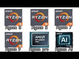 Every AMD Ryzen CPU Explained in 6 Minutes (Beginner's Guide)