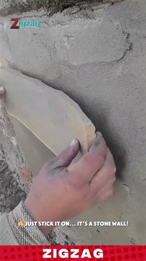 Realistic & Flexible Concrete Stamping Mold for Creating Faux Stone Walls